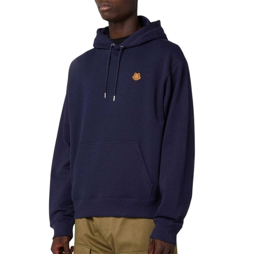 Kenzo Mens Logo Hoodie / Blue